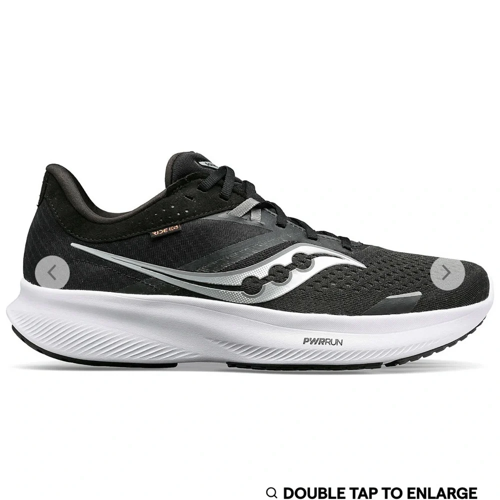 Saucony Ride 16 Black Womens - Picture 11 of 11